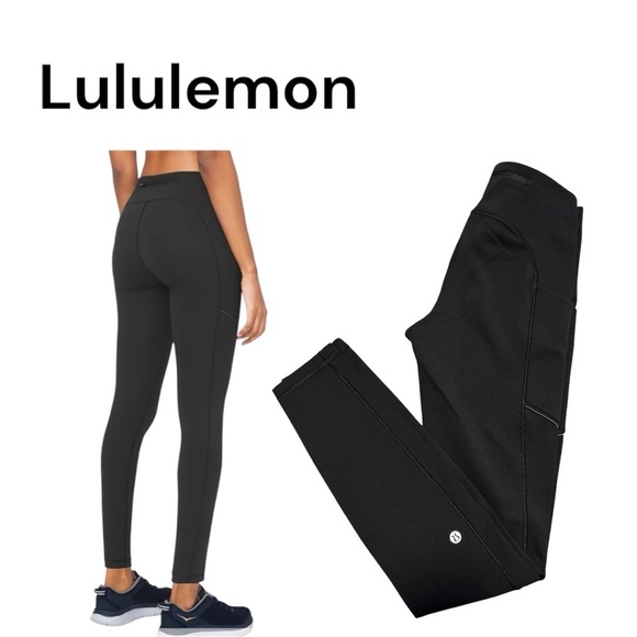 lululemon athletica Pants - Lululemon Speed Up Tight 28” Brushed | Mid Rise | Gently Used CODE LW5BMUS​​​